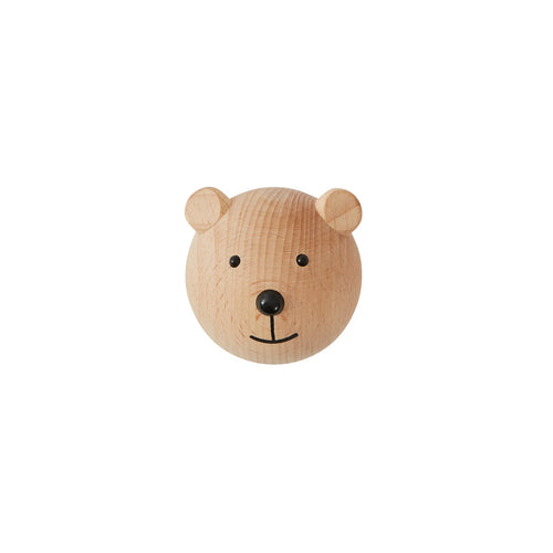 OYOY Wandhaak 4,5 x 5,5 x 4,5 cm – Beige hout