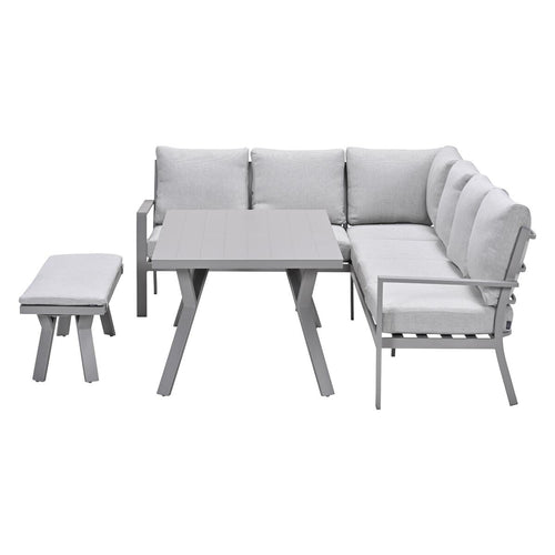 Garden Impressions lounge dining set Senja valley sand - 4-delig - links - vtwonen shop