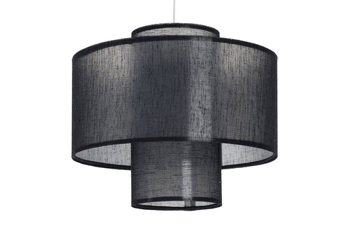 bpskoncept hanglamp Twin - zwart - Ø35 cm