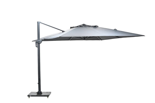 Hawaii Big Pole parasol - 3,5x3,5m - telescopisch - royal antraciet - vtwonen shop