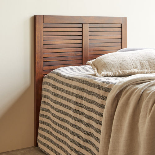 Tikamoon Hoofdbord van massief acaciahout 90 cm - Bruin - vtwonen shop