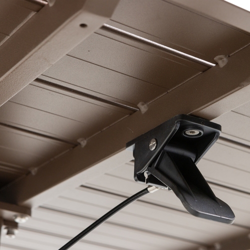 WOOOD tuintafel verstelbaar Tesso - Aluminium - Bruin - 68/45x100x80