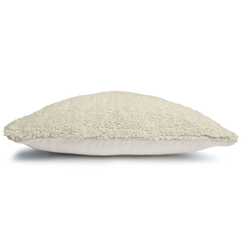 Malagoon kussen Tufted - ivoorwit - 50x50cm 100%wol