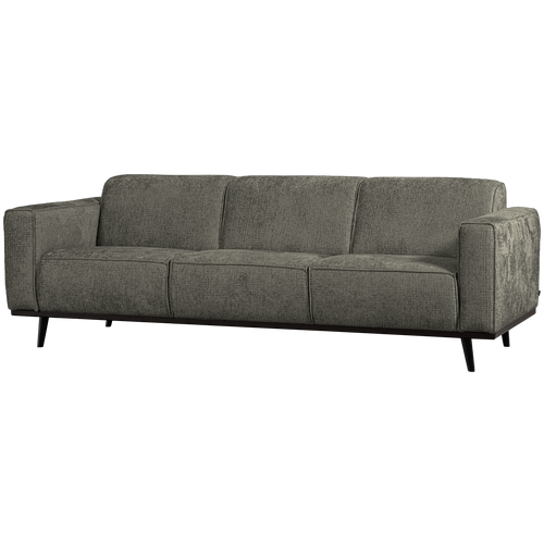 WOOOD 3-zits bank Statement - Polyester - Frost - 77x230x93 - vtwonen shop