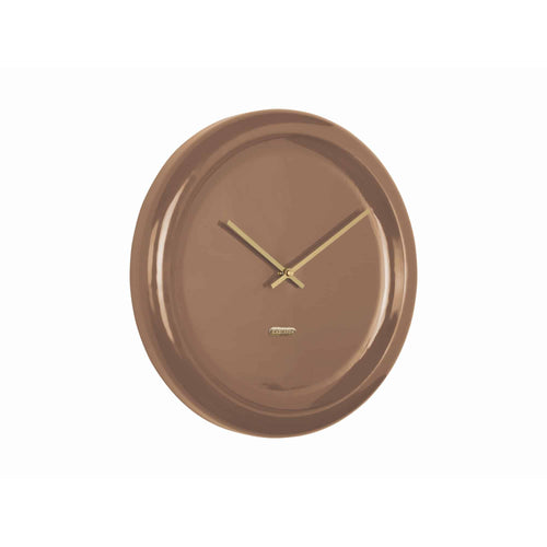 Karlsson wandklok Cadiz Disc - bruin - Ø35cm