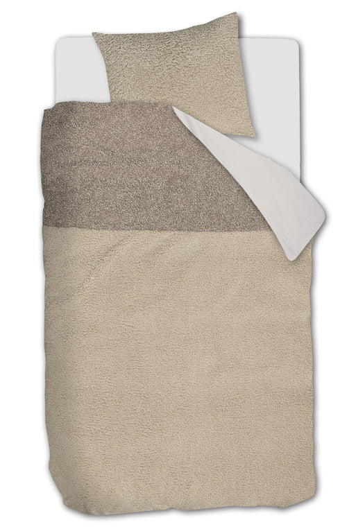 Rivièra Maison Dekbedovertrek Huggle - 140 x 200/220 cm - Zand