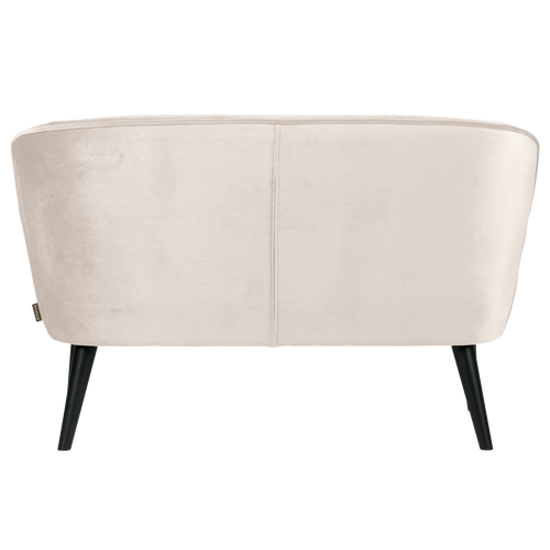 WOOOD bankje Sara - Velvet - Off White - 73x110x72