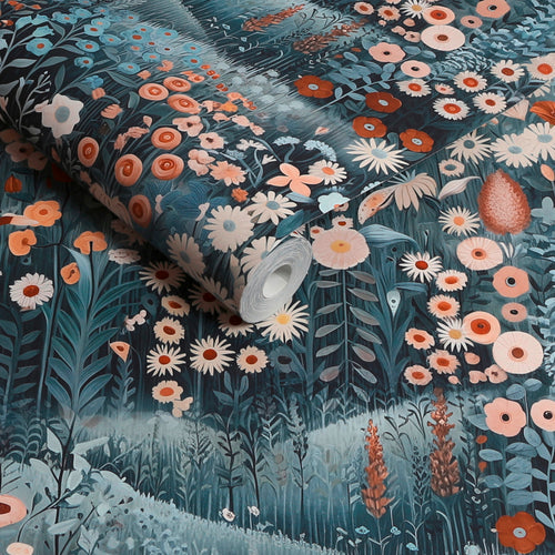 Graham & Brown Vliesbehang Glenwhan Wildflower Midnight - vtwonen shop