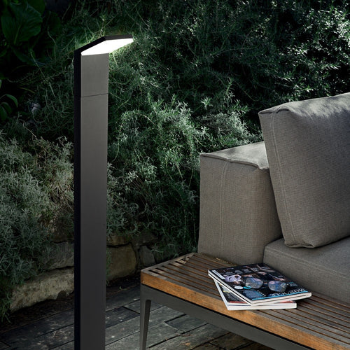 Ideal Lux Style - LED 1 Lichts Buiten Bolderarmatuur Antraciet IP54