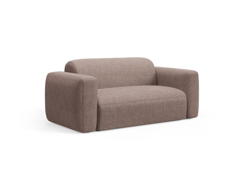 Cosmopolitan Design Modulaire bank Strino 2-zits, structurele stof cappuccino - 98x180x78cm
