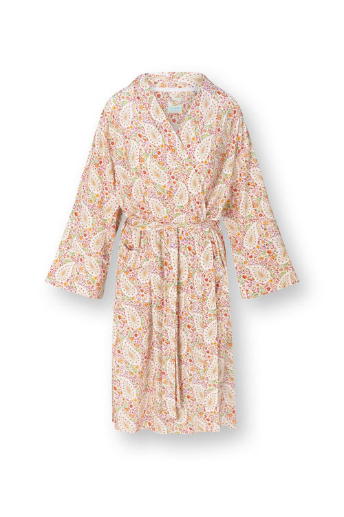 Pip Studio - Naomi Kimono Dames - Kairi Bloom - Rood - XS