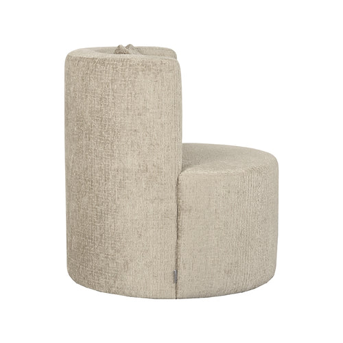 LABEL51 Fauteuil Evy - Beige Velvet - 65x65x75cm - vtwonen shop
