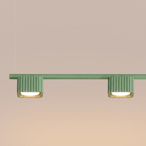 Sollux Lighting Kroonluchter RIFF 4 saliegroen Gx53 - 122x10x208cm