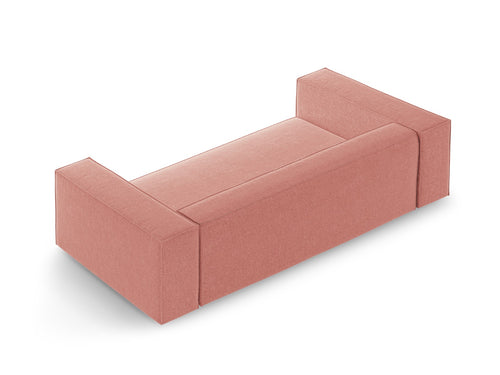 Cosmopolitan Design Bank Arendal 2-zits, chenille roze - 102x180x70cm