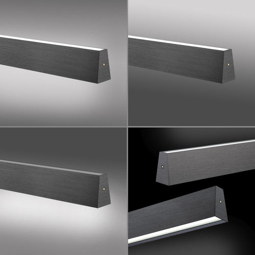 Neuhaus PURE hanglamp e-Lift - 2 lichts - 120  x 240   cm - antraciet