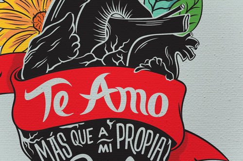 Canvas 60x40 Afdruk Ik Hou Van Jou - vtwonen shop