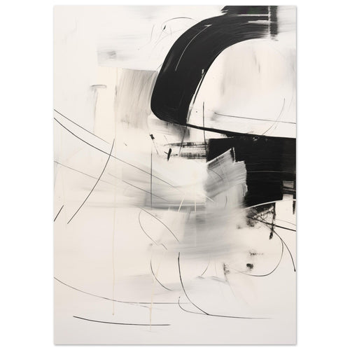 Artfulprints  Abstract - Chique brush 1   poster 50x70 cm