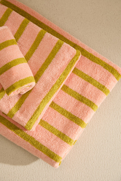 Calma House Handdoek Saturno - Roze - 30x50