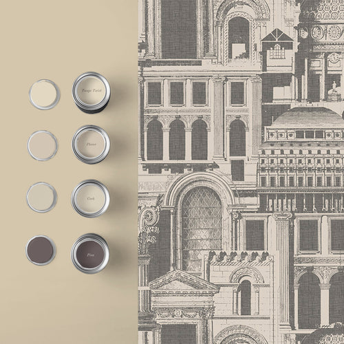 Graham & Brown Vliesbehang - Quarters Sepia - 10mx52cm - vtwonen shop