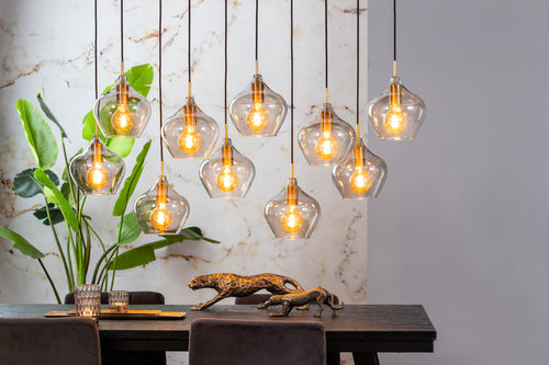 Light & Living hanglamp Rakel - brons - 124x35x60 cm