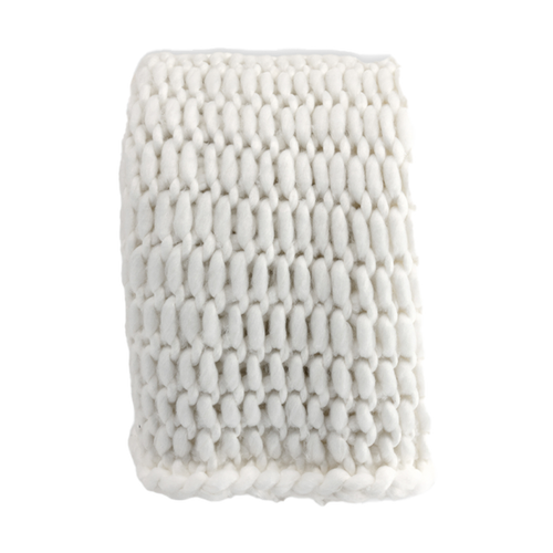 Nest living Verena Gebreide Plaid Wit - 170 x 130 cm - vtwonen shop