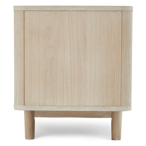 Furnhouse tv-meubel Nyborg - Witte olie - MDF, Eikenfineer - 45x180x52