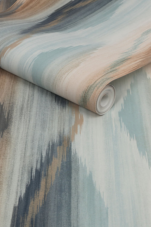 Next vliesbehang Abstract Ikat oranje 10mx52cm