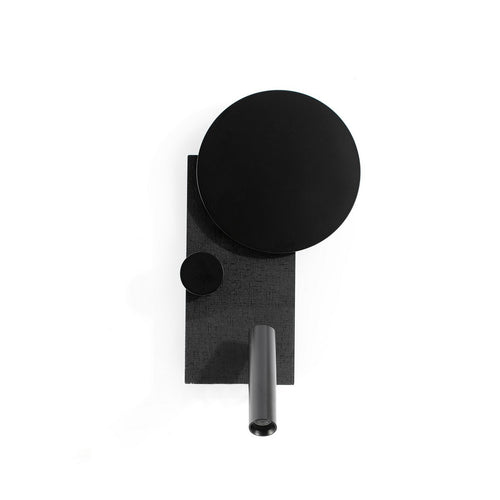 Faro KLEE Leeslamp links structuur zwart 2700K