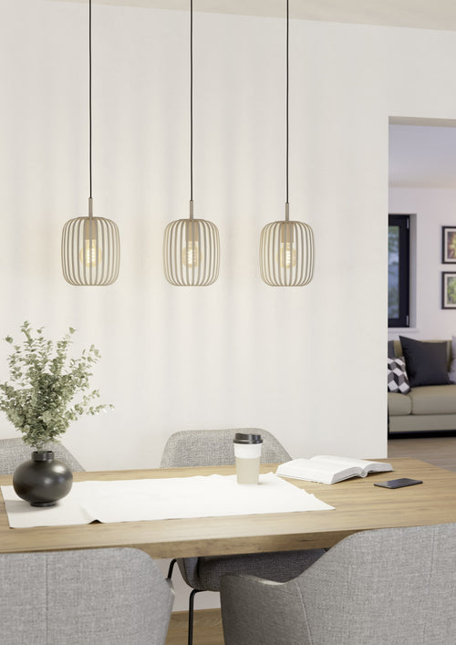 EGLO hanglamp Romazzina - e27 - 90 cm - zandkleur - vtwonen shop