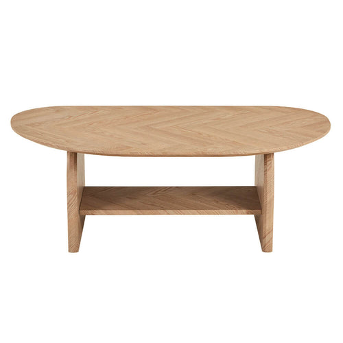 HOME DELUXE salontafel ovaal LIARA - 131 x 82 x 13 cm