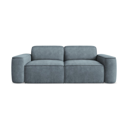 LaMiaSofa 3-zits bank Melissa - chenille stof - jeans - 204x102x70