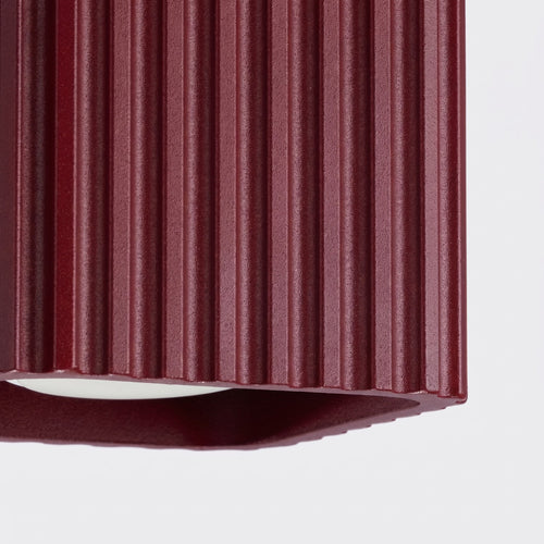 Sollux Lighting Plafondlamp RIFF 1 bordeaux GU10 - 10x10x10cm