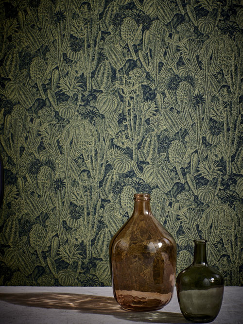 Masureel behang natuurmotief groen - 53 cm x 10.05 m - 630579