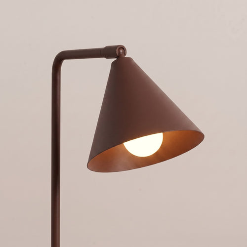 Sollux Lighting Tafellamp NOX bruin - 18x18x35cm