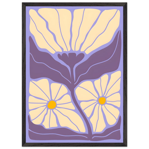 Artfulprints Poster met Lijst Matisse - Soft bloom   - 50x70 cm - Paars