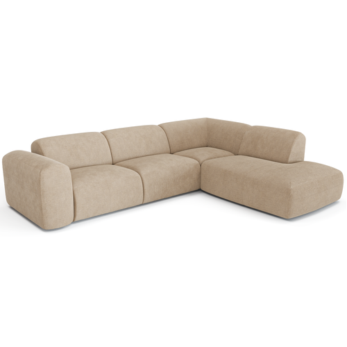 Sia Home - Rechte hoekbanken MYRA - Corduroy - Beige - 269cm - vtwonen shop