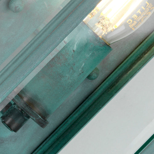 Elstead Holborn Buitenwandlantaarn Verdigris, IP44
