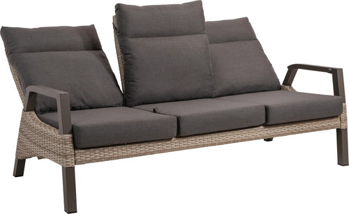 Lesli Living loveseat Treviso - taupe - 194x83x94cm