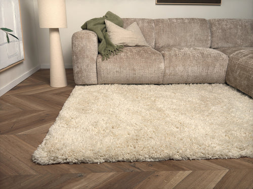 Interieur05 vloerkleed Pilo - hoogpolig - ivoorwit - 80 x 150 cm - vtwonen shop