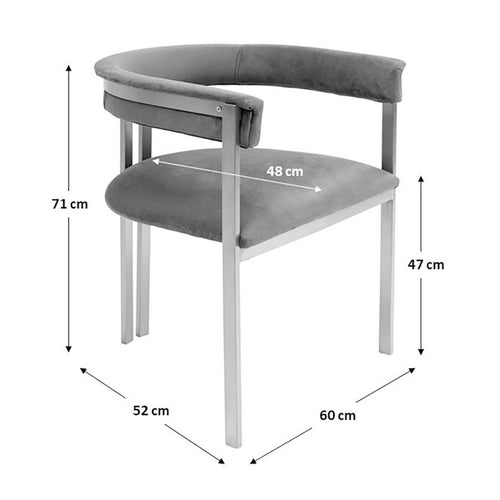 Kare Design Stoel met armleuningen Paris zwart - vtwonen shop