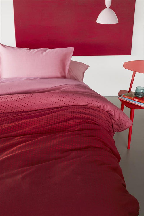 Beddinghouse Dutch Design Virtual dekbedovertrek - Lits-Jumeaux - 240x200/220 cm - Rood