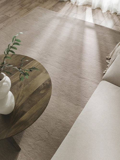 benuta wollen vloerkleed Dawn - beige - 200x300 cm