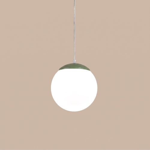 Sollux Lighting Hanglamp UGO 20 olijfgroen - 20x20x110cm