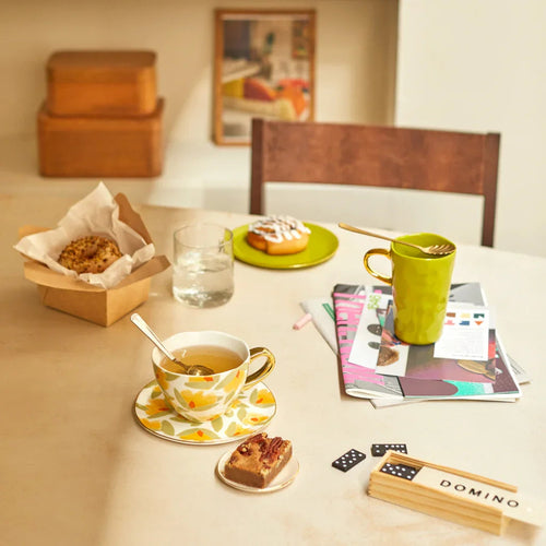 Urban Nature Culture Good Morning bord - Oatmeal - 9x1cm