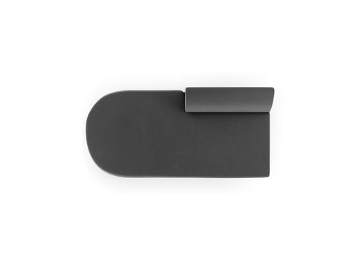Micadoni Module Miley 2-zits, flueel grijs - 90x158x70cm