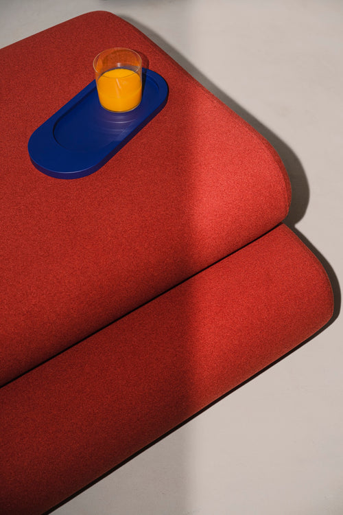 noo.ma TASO Poef - Poppy Red - vtwonen shop