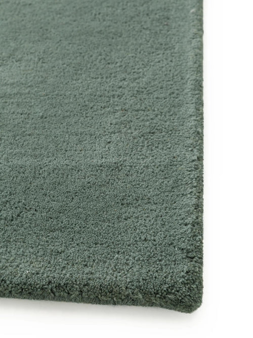 benuta wollen vloerkleed Bent - groen - 250x350 cm