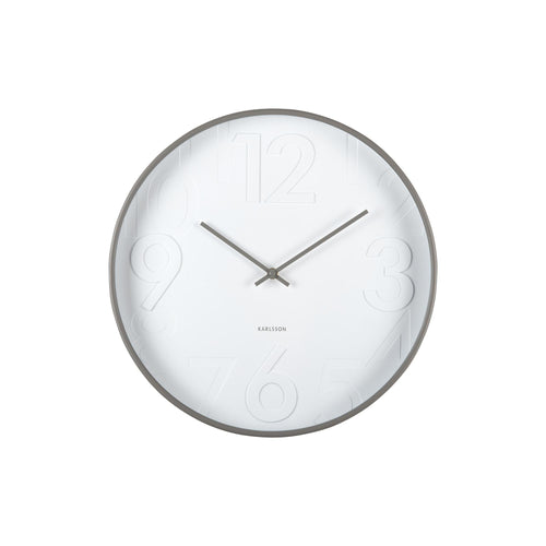 Karlsson wandklok Ayuno - grijs - Ø40cm - vtwonen shop