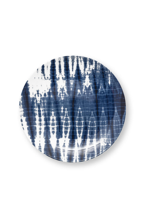 vtwonen - Tie dye Ontbijtset - Blauw, Wit - Porselein - Set van 3 - vtwonen shop