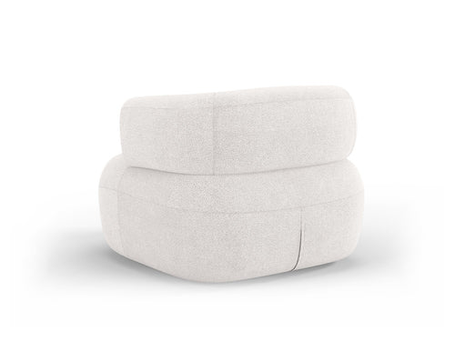 Micadoni Fauteuil Jenny boucle, ivoor - 88x90x73cm
